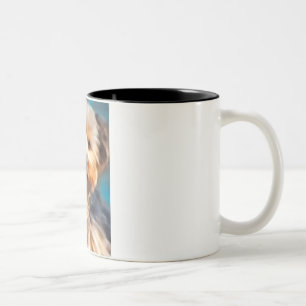 yorkie zweifarbige tasse