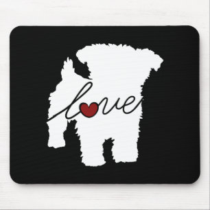 Yorkiepoo (Yorkie/Pudel) Liebe Mousepad
