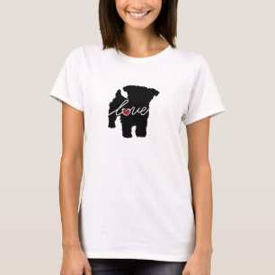 Yorkiepoo (Yorkie/Pudel) Liebe T-Shirt