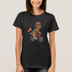 Yorkies Fahrradhelme auf Yorkshire Terri T-Shirt