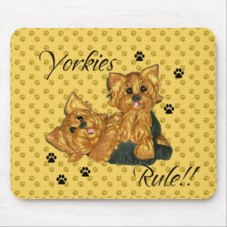 Yorkies Regel!! Computer-Mausunterlage Mousepad