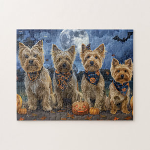 Yorkipoo Halloween Gruselig Puzzle