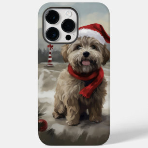 Yorkipoo-Hund im Schnee Weihnachten Case-Mate iPhone 14 Pro Max Hülle