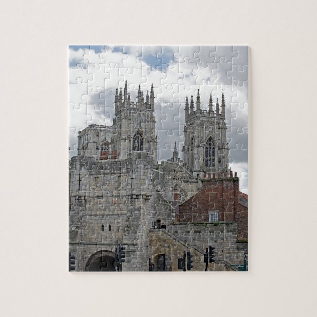 YorkMinster und Bootham Bar Puzzle (Vertikal)