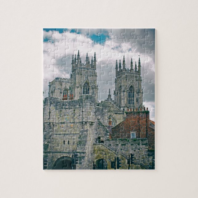 YorkMinster und Bootham Bar Puzzle (Vertikal)