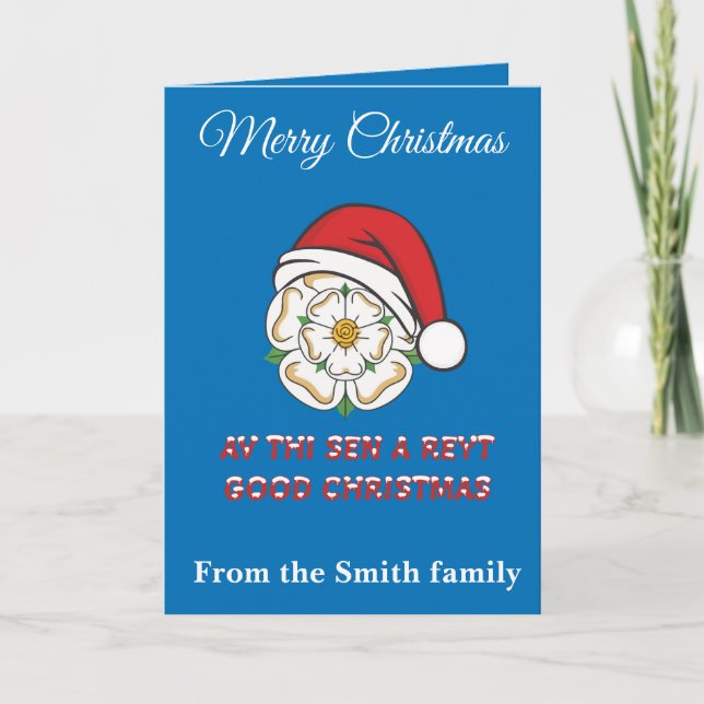 Yorkshire Christmas Av Thi Sen A Reyt Good Christm Karte (Vorderseite)