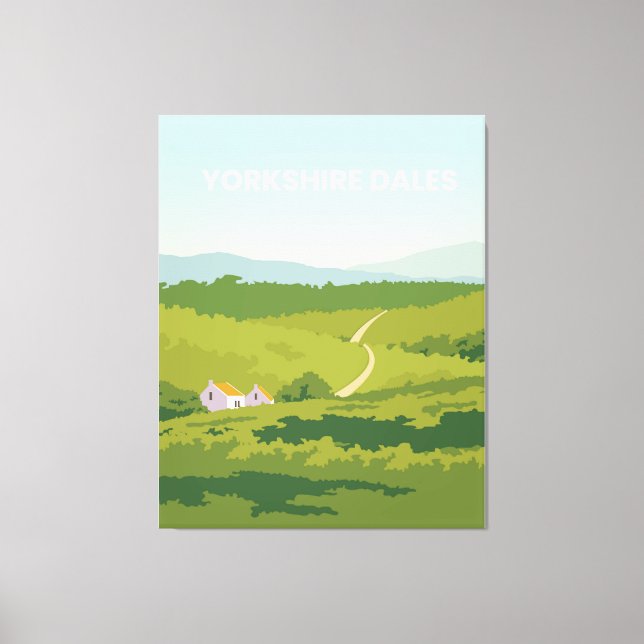 Yorkshire dales leinwanddruck (Vorderseite)