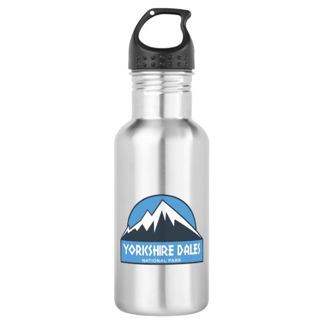 Yorkshire Dales National Park Edelstahlflasche (Vorderseite)