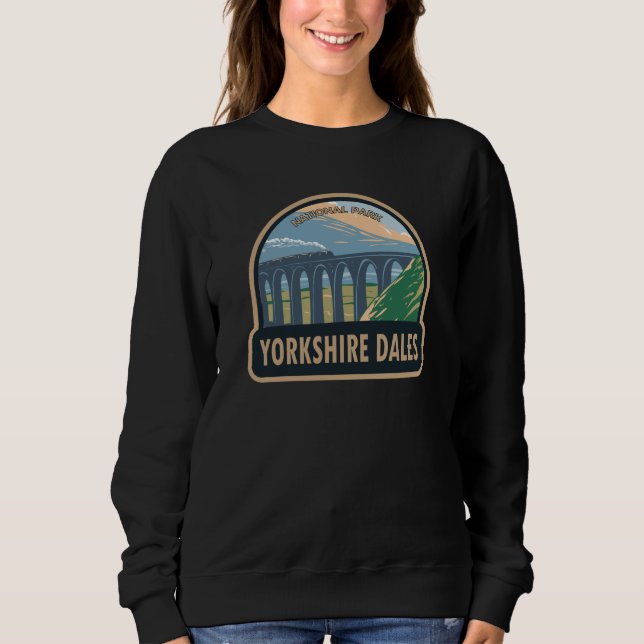 Yorkshire Dales National Park England Vintag Sweatshirt (Vorderseite)