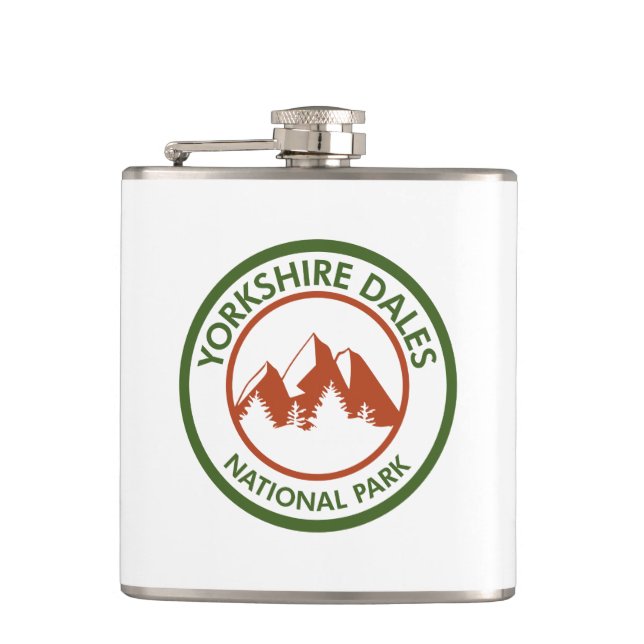 Yorkshire Dales National Park Flachmann (Vorderseite)
