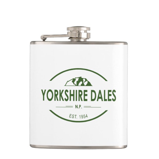 Yorkshire Dales National Park Flachmann (Vorderseite)