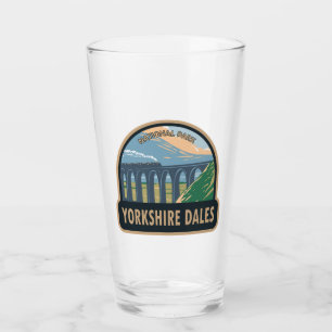 Yorkshire Dales Nationalpark England Vintage Glas