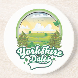 Yorkshire Dales Travel-Logo Getränkeuntersetzer