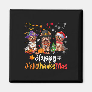 Yorkshire Dog Halloween Weihnachtsgeschenk Magnet