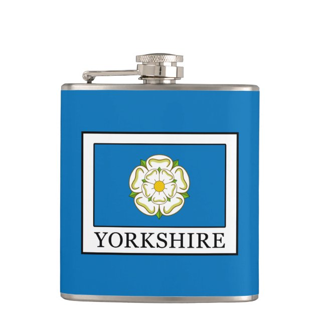 Yorkshire Landkreis England Flachmann (Vorderseite)