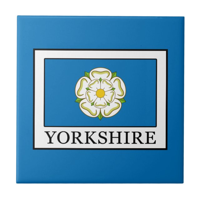 Yorkshire Landkreis England Fliese (Vorderseite)