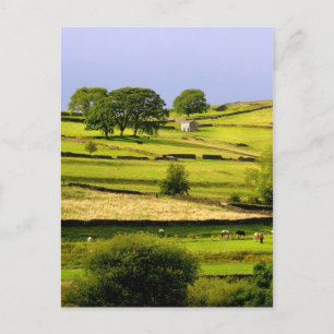 Yorkshire landscape postkarte