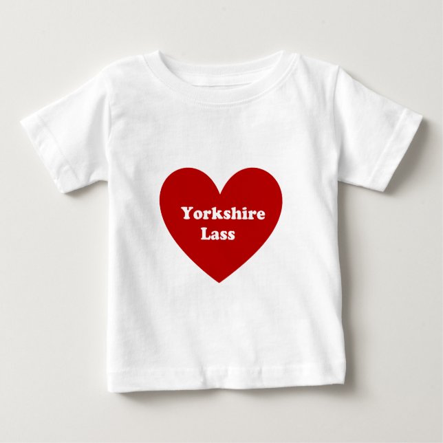 Yorkshire Lass Baby T-shirt (Vorderseite)