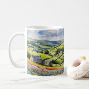 "Yorkshire Meadowsong" Landscape Yorkshire Dales Kaffeetasse