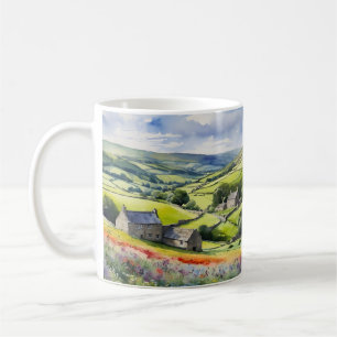 "Yorkshire Meadowsong" Landscape Yorkshire Dales Kaffeetasse