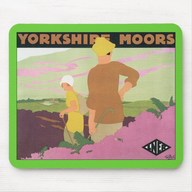 Yorkshire Moors Mousepad (Vorne)