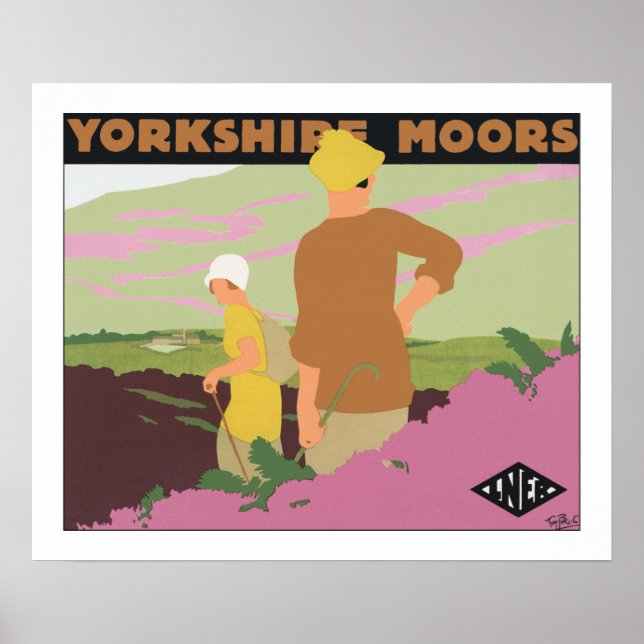 Yorkshire Moors Poster (Vorne)