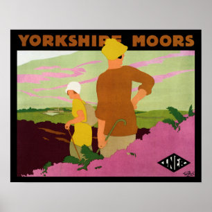 Yorkshire Moors Poster