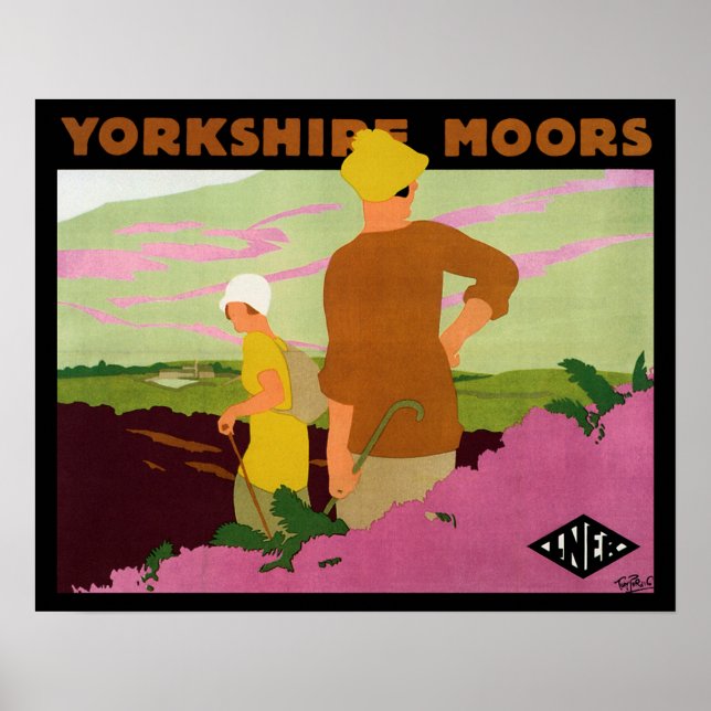 Yorkshire Moors Poster (Vorne)