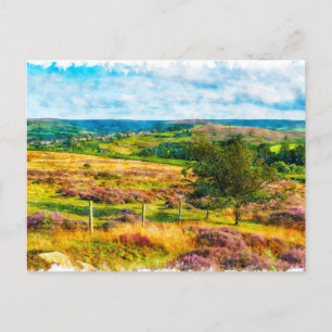 Yorkshire Moors Postkarte