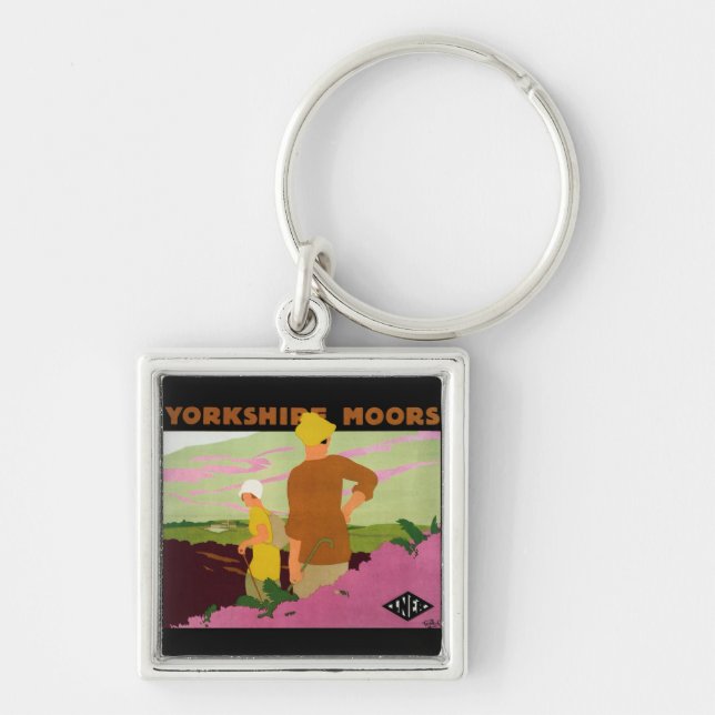Yorkshire Moors Schlüsselanhänger (Vorne)