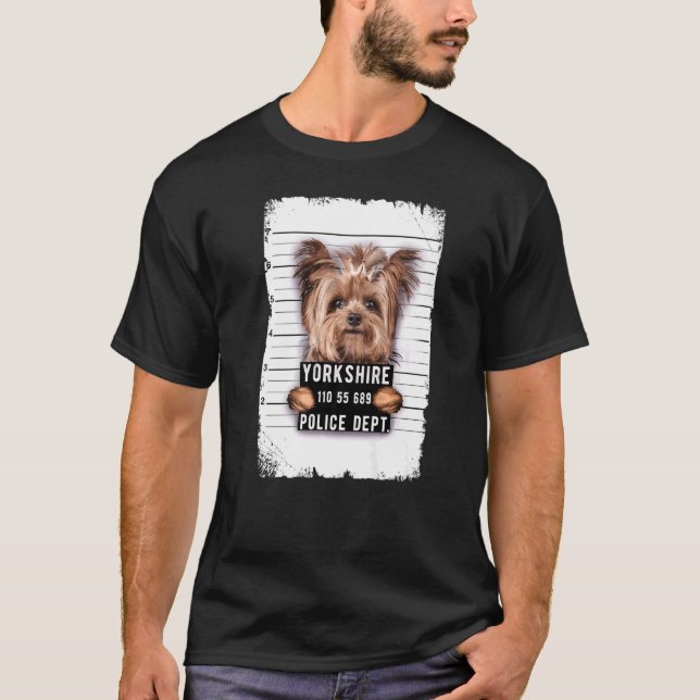 Yorkshire-Mugshot T-Shirt (Vorderseite)