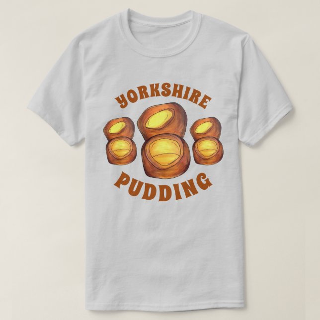 Yorkshire Pudding North England British Food T-Shirt (Design vorne)