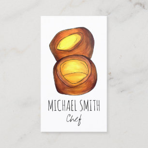 Yorkshire Pudding North England British Food Visitenkarte