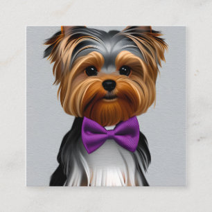 Yorkshire Quadratische Visitenkarte