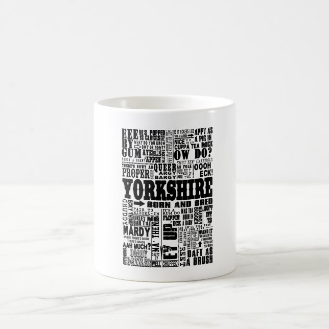 Yorkshire Redewendungen Tasse (Mittel)