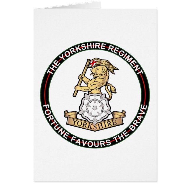 Yorkshire-Regiment (Vorne)