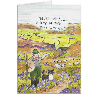 Yorkshire-Schaf-Bauerskarte