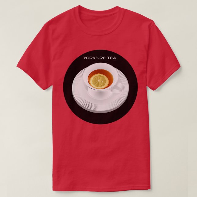 YORKSHIRE TEA WHITE CUP T-Shirt (Design vorne)