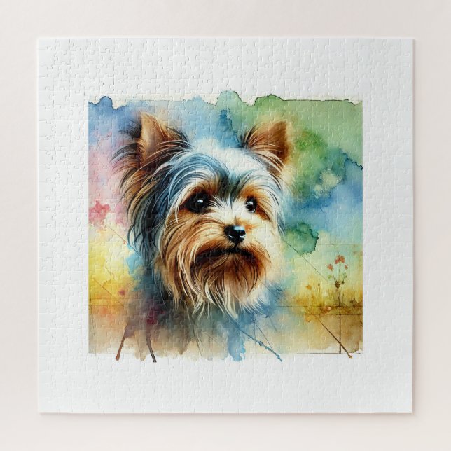 Yorkshire Terrier 080724AREF106 - Watercolor Puzzle (Vertikal)