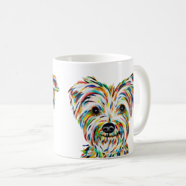 Yorkshire Terrier 11 oz. Tasse (VorderseiteRechts)