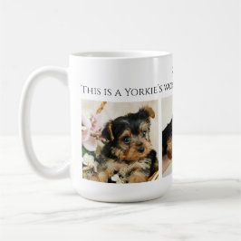 Yorkshire Terrier 3 Foto Collage Kaffeetasse