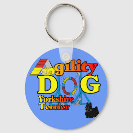 Yorkshire_Terrier Agility Geschenke Schlüsselanhänger
