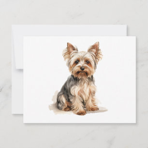 Yorkshire Terrier Aquarell Print Yorkie dog art
