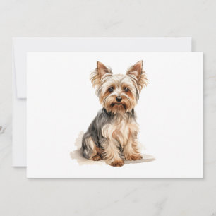 Yorkshire Terrier Aquarell Print Yorkie dog art Ankündigung