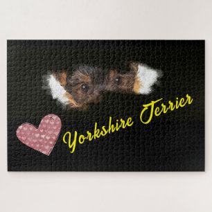 Yorkshire Terrier Augen einfarbig 1000 Stück  Puzzle