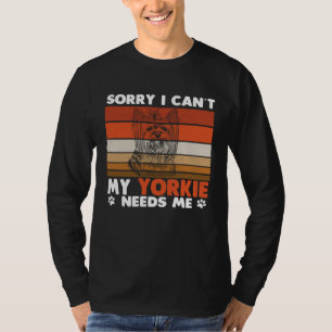 Yorkshire Terrier Besitzer Retro Vintage Mein York T-Shirt