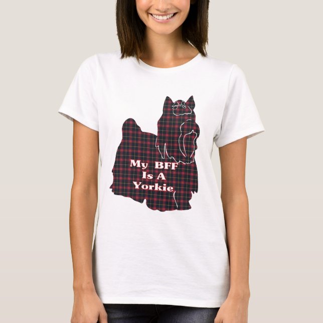 Yorkshire Terrier BESTE FREUNDIN Geschenke T-Shirt (Vorderseite)
