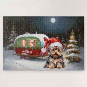 Yorkshire Terrier Caravan Christmas Adventure Puzzle