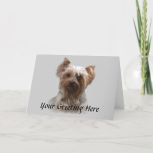 Yorkshire Terrier Card Karte