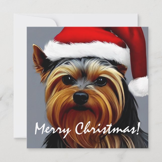 Yorkshire Terrier Christmas (Vorderseite)